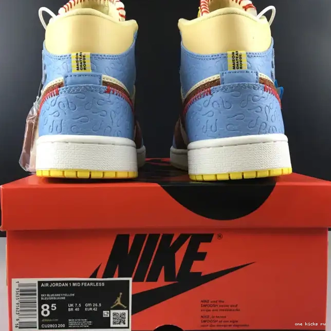 Rep Onekick x Jordan Rouge Maison Mid CU2803-200 1 SE Fearless Air Chateau 0512